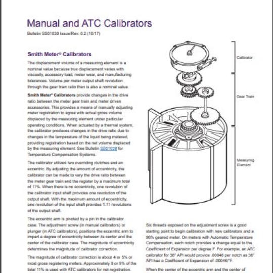 Manual and ATC Calibrator - TechnipFMC