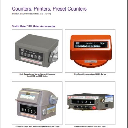 COUNTERS, PRINTERS, PRESET COUNTERS - TechnipFMC