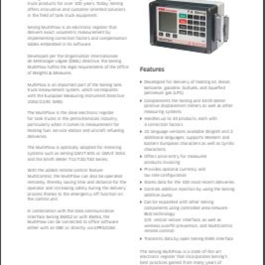 MULTIFLOW METERED DELIEVERY - TechnipFMC