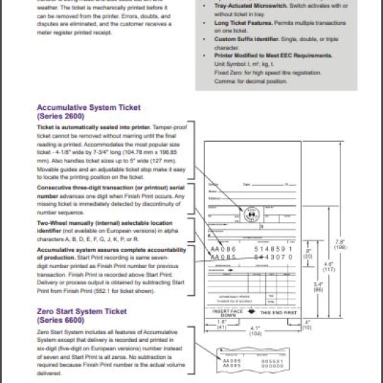 COUNTERS, PRINTERS, PRESET COUNTERS - TechnipFMC