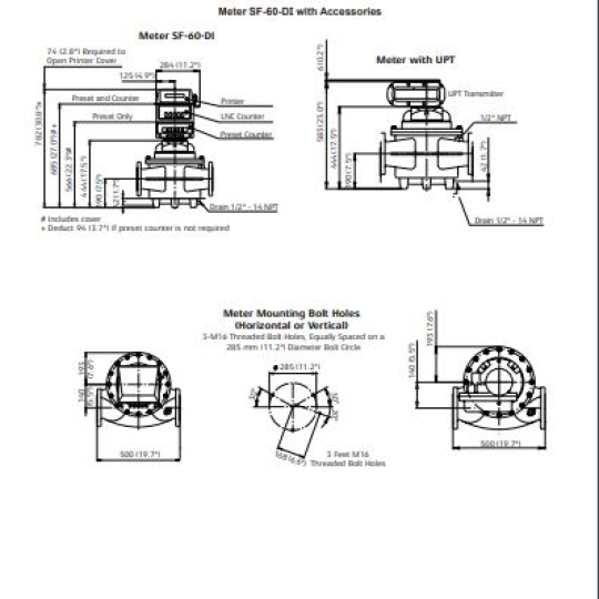 SF-60 PD METER (4") -Technip FMC