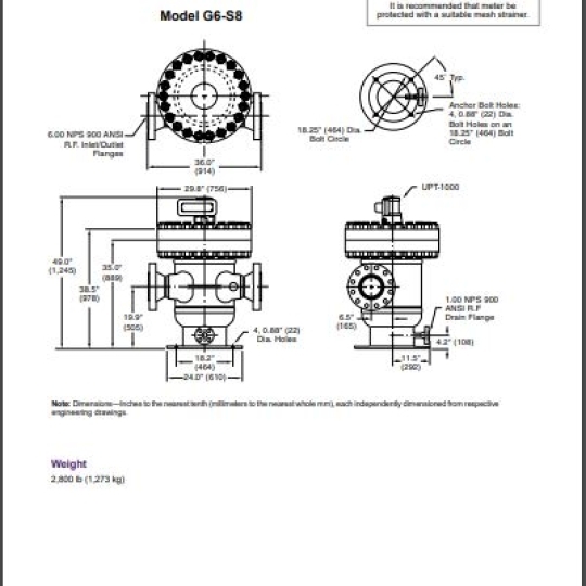 G6 (6") - TechnipFMC
