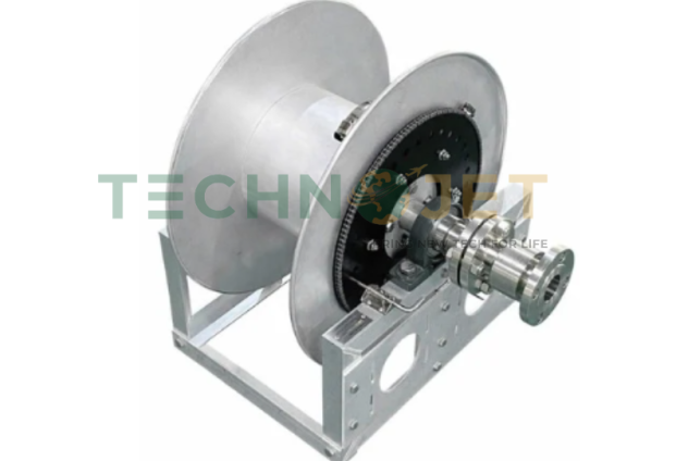 Ru lô (Rulo) cuốn ống xăng dầu 1.5 inch, đa cấp bằng Nhôm TechnoJet, Model: HR15A60